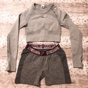 🔹TOP ONLY🔹Gymshark Flex Long Sleeve Crop Top